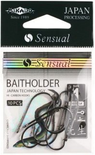 Háčky SENSUAL - BAITHOLDER vel. 2/0 BN - 10 ks