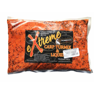 Poseidon Baits Extreme Carp turmix&liquid 1500g Čokoláda&Pomeranč