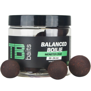 TB Baits Vyvážené Boilie Balanced + Atraktor Monster Crab 100g Ø20-24mm
