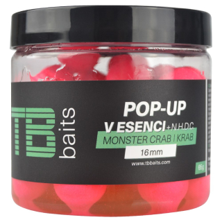TB Baits Plovoucí Boilie Pop-Up 65g Pink Monster Crab + NHDC Ø16mm