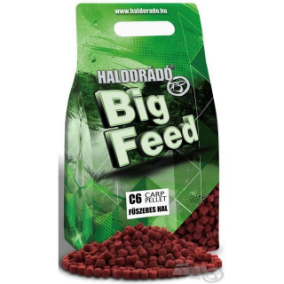 Haldorádó Big Feed - C6 Pellet 2kg - Kořeněná ryba