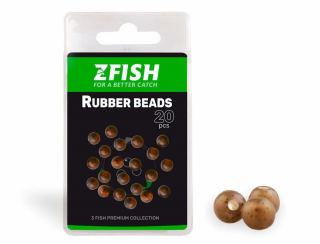 Zfish Gumové Korálky Rubber Beads 20ks 8mm