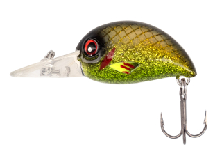 Mikado wobler Shimmy DR - 30mm/3.3g Green Olive Flash