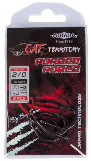 Háčky - CAT TERRITORY - FORGED FORCE vel. 6/0 BN - 3 ks