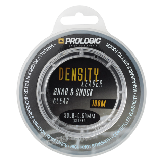 Prologic šokový vlasec Density Snag & Shock Leader 100m Clear 0,60 mm 45lbs
