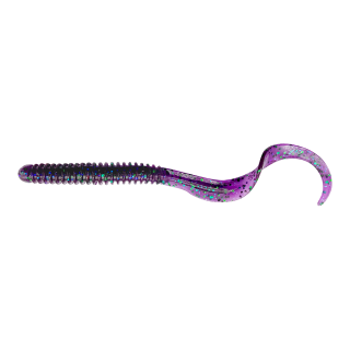 SG Rib Worm 9cm 3g 10pcs Junebug