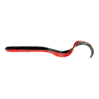 SG Rib Worm 9cm 3g 10pcs Red & Black