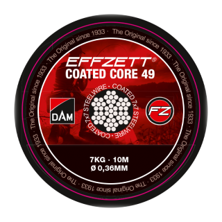 DAM Effzett® Coated Core49 Steel Trace 10m 20kg