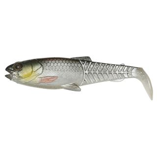 Savage gear nástraha Craft Cannibal Paddletail 8,5cm 7g - Green Silver UV