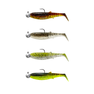 Savage Gear nástrahy Cannibal Shad Clearkwater Mix 4+4ks 10cm