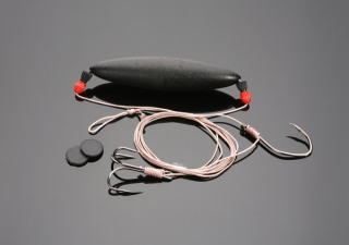 Návazec - INTRO CAT SET4 „RIG / SUBMERGED FLOAT” 150cm – Podvodní splávek: 30g háček: 2/0 trojháček: 4/0 nosnost 118kg - 1 ks