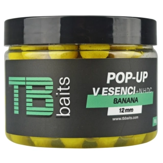 TB Baits Plovoucí Boilie Pop-Up 65g Banana + NHDC Ø12mm