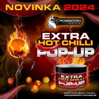 Poseidon Baits Hot&Sweet wafters soluble 10mm - Chilli/Česnek