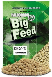 Haldorádó Pelety Big Feed C6 Pellet 700g 6mm - Tygří ořechy