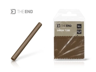 Smršťovací bužírka Delphin TheEND / 50ks 1,6 x 43mm / Hnědá