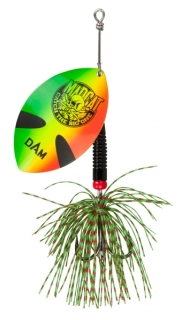 MADCAT třpytka Big Blade Spinner 55g 2/0 Firetiger